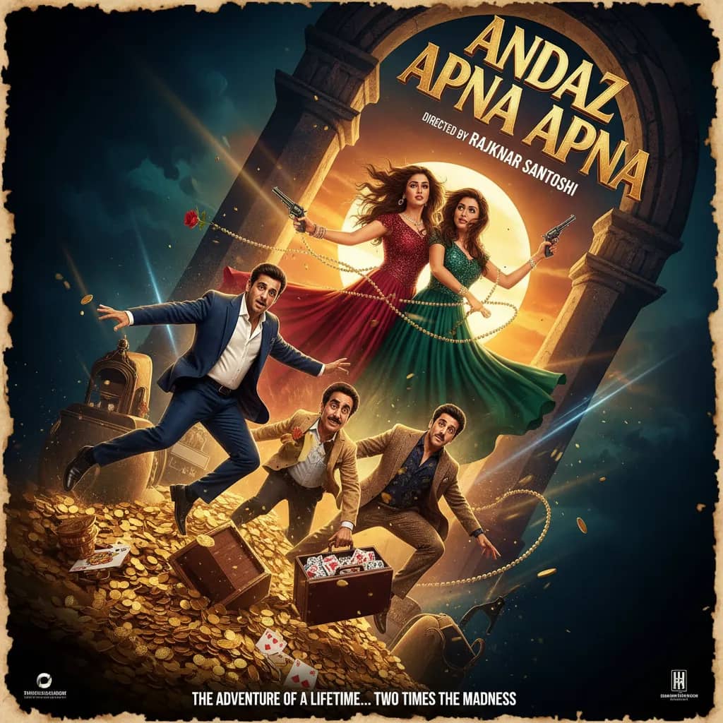 Poster for Andaz Apna Apna