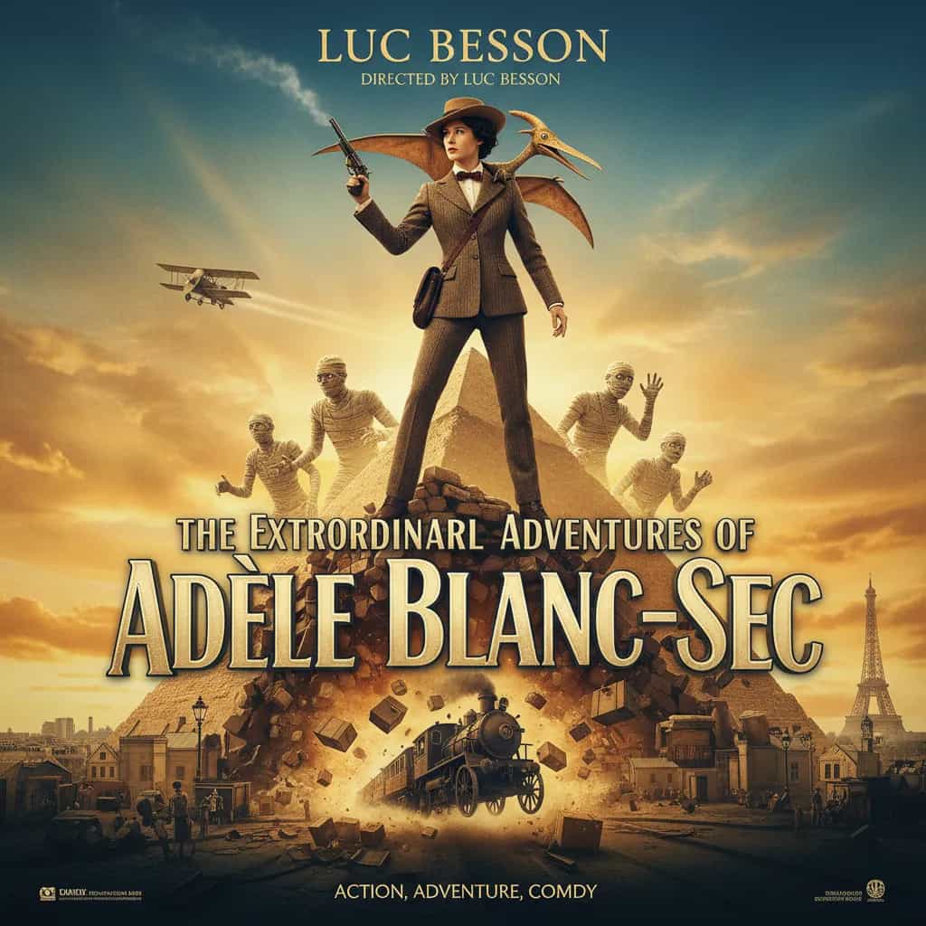 Poster for The Extraordinary Adventures of Adèle Blanc-Sec