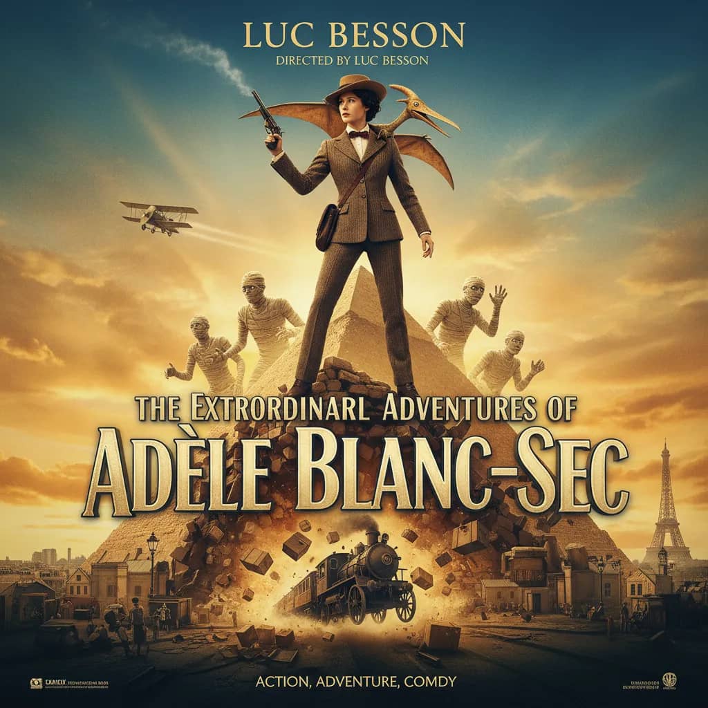Poster for The Extraordinary Adventures of Adèle Blanc-Sec