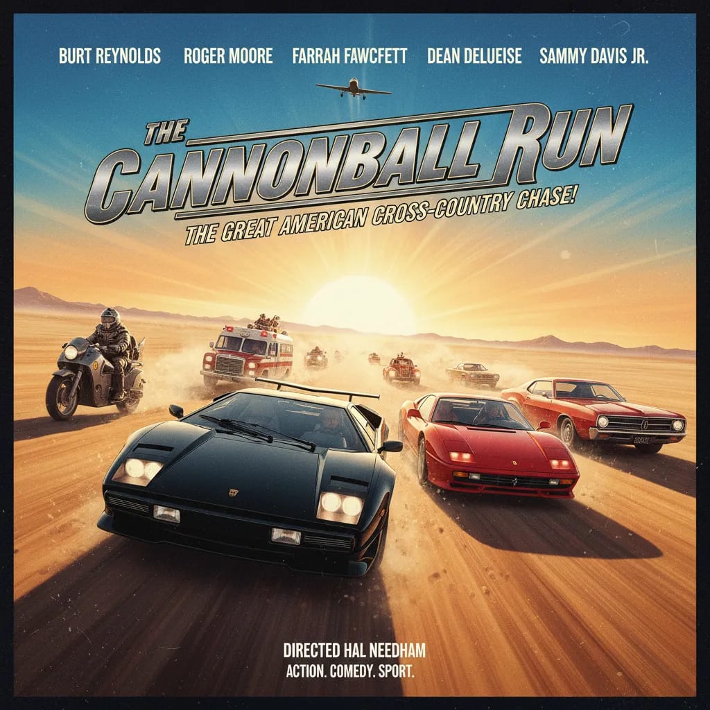 The Cannonball Run poster
