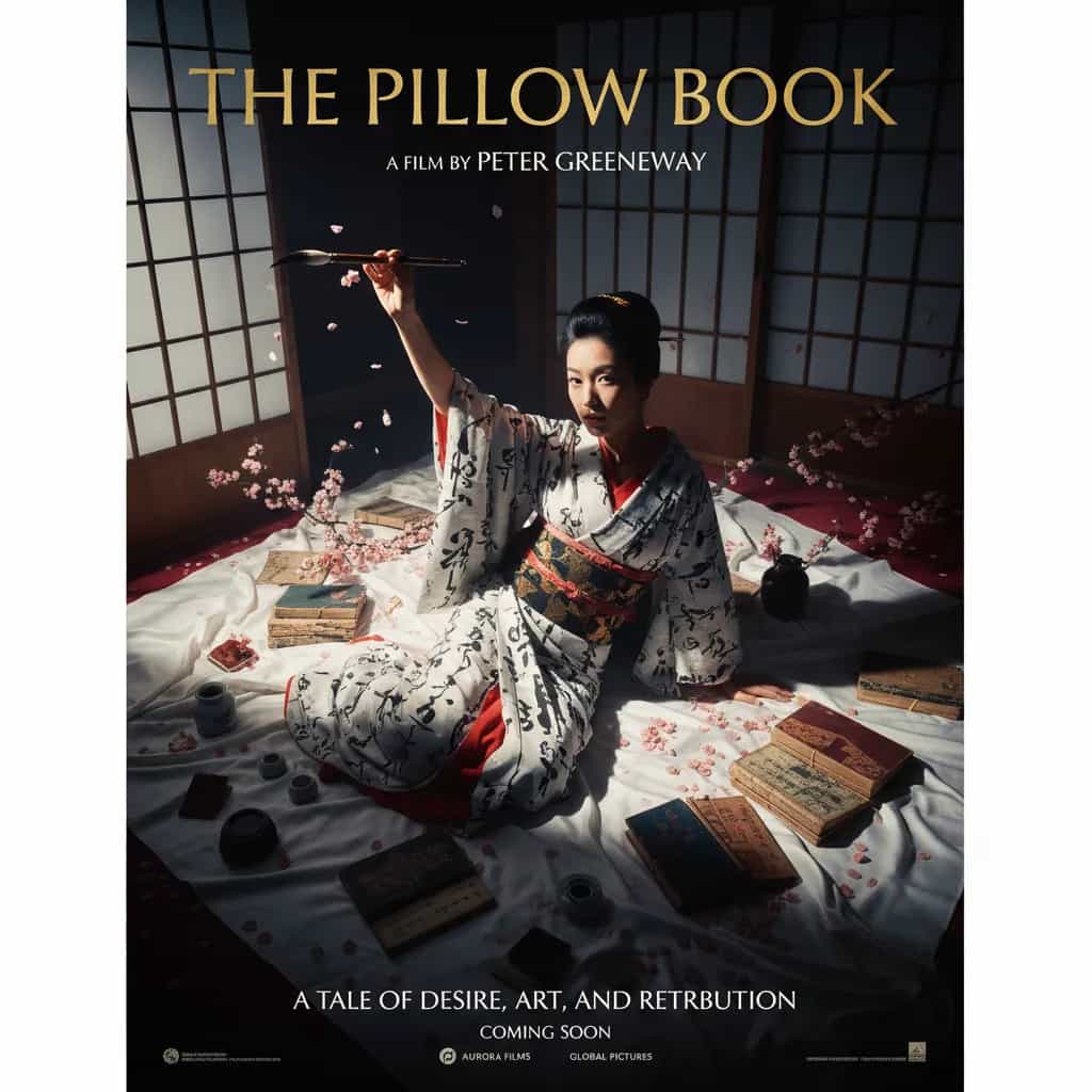 Poster for The Pillow Book