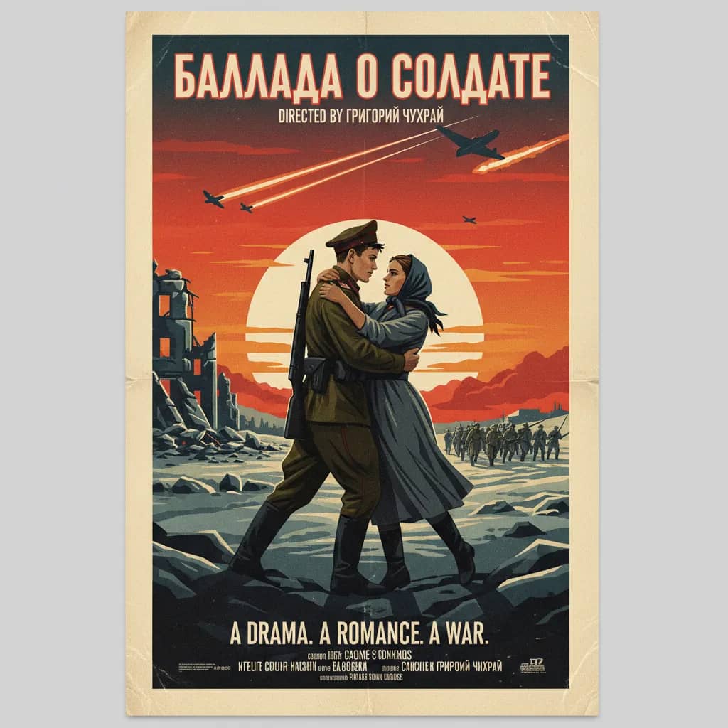 Poster for Ballad of a Soldier