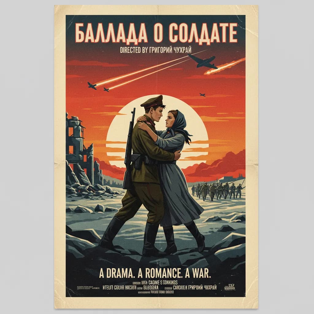 Poster for Ballad of a Soldier