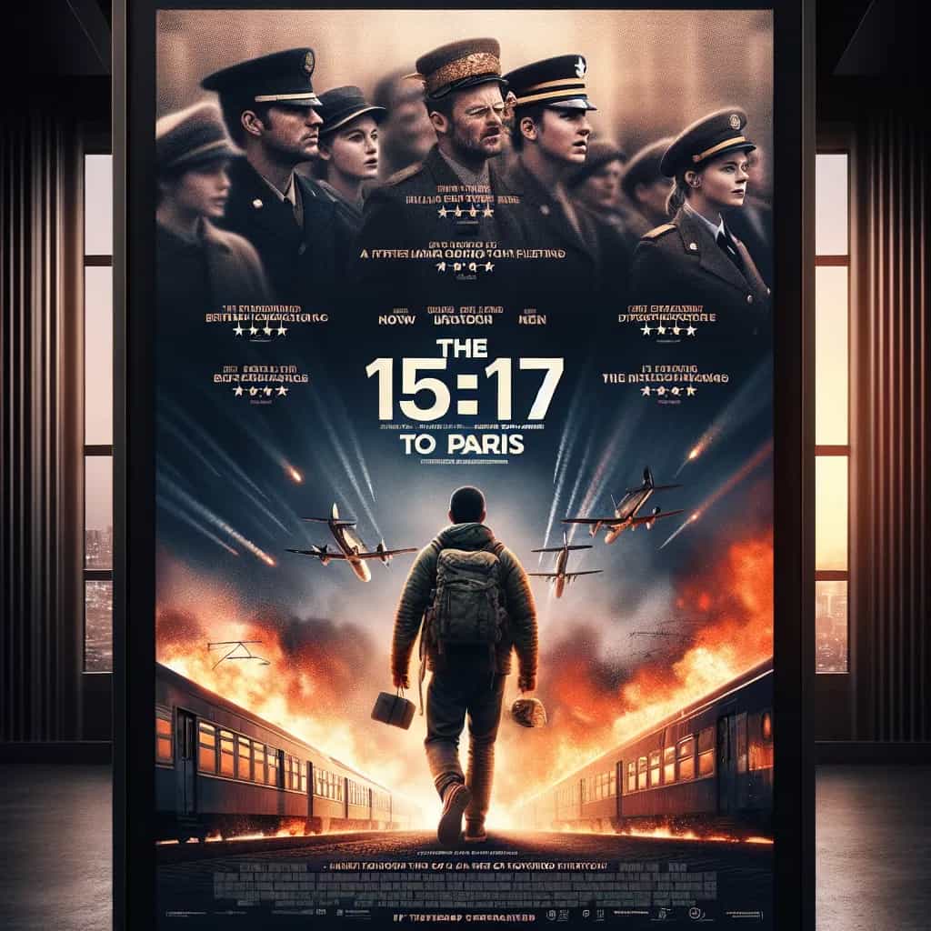 Poster for The 15:17 to Paris