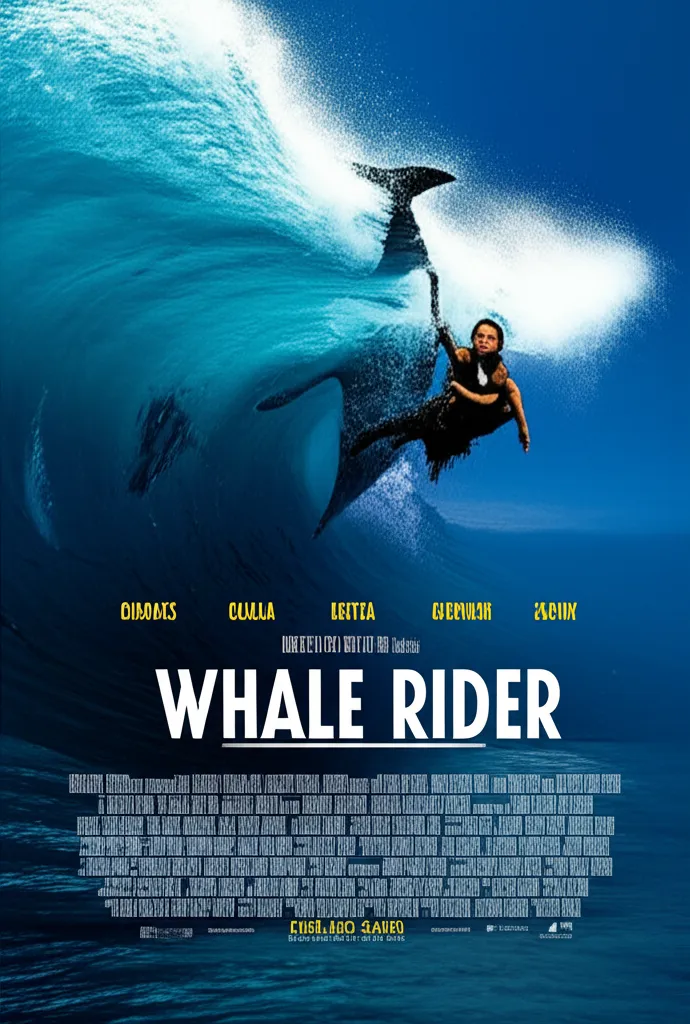 Whale Rider poster