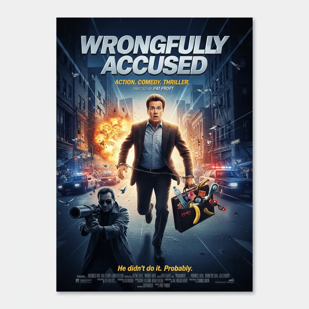 Poster for Wrongfully Accused