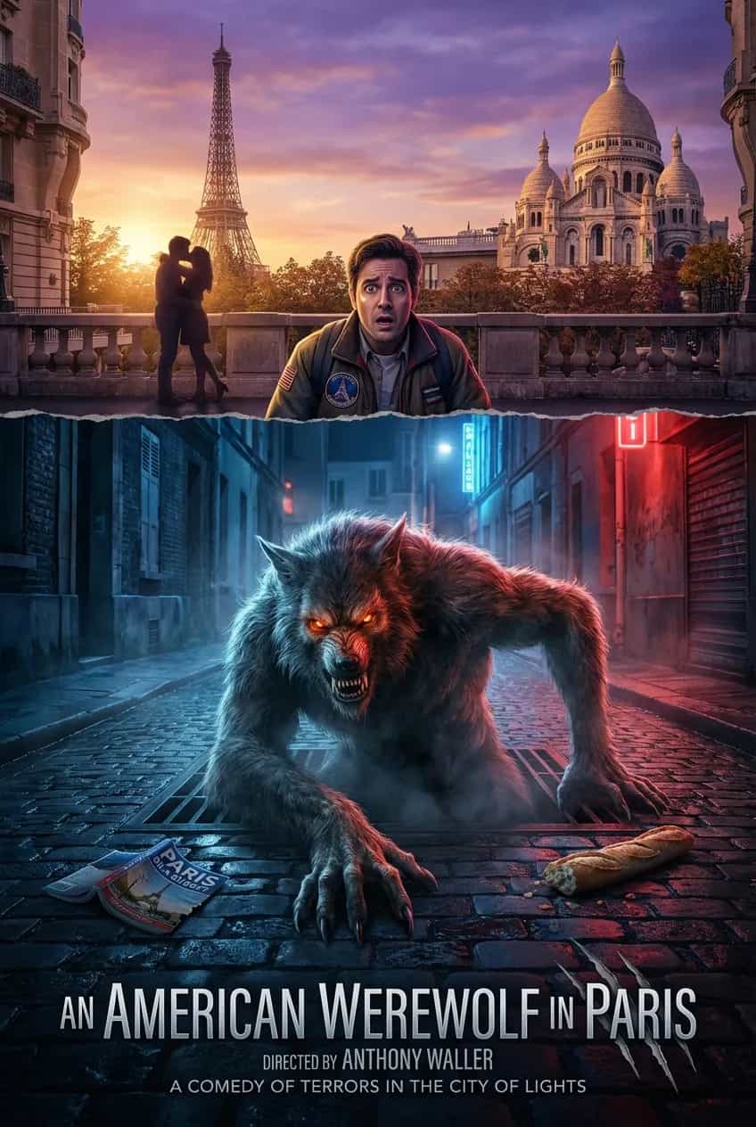 Poster for An American Werewolf in Paris