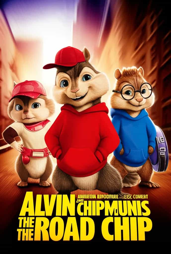 Poster for Alvin and the Chipmunks: The Road Chip