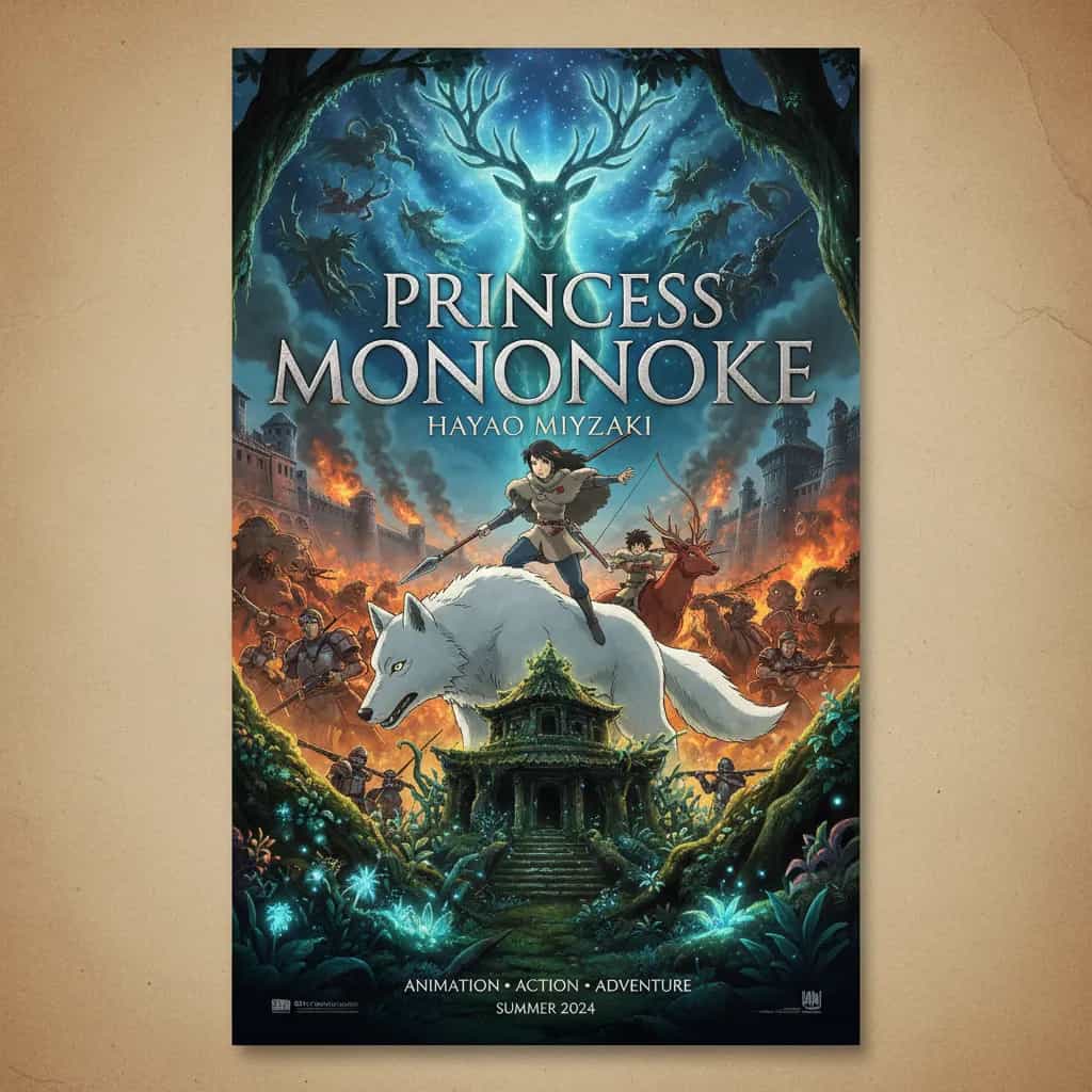 Poster for Princess Mononoke