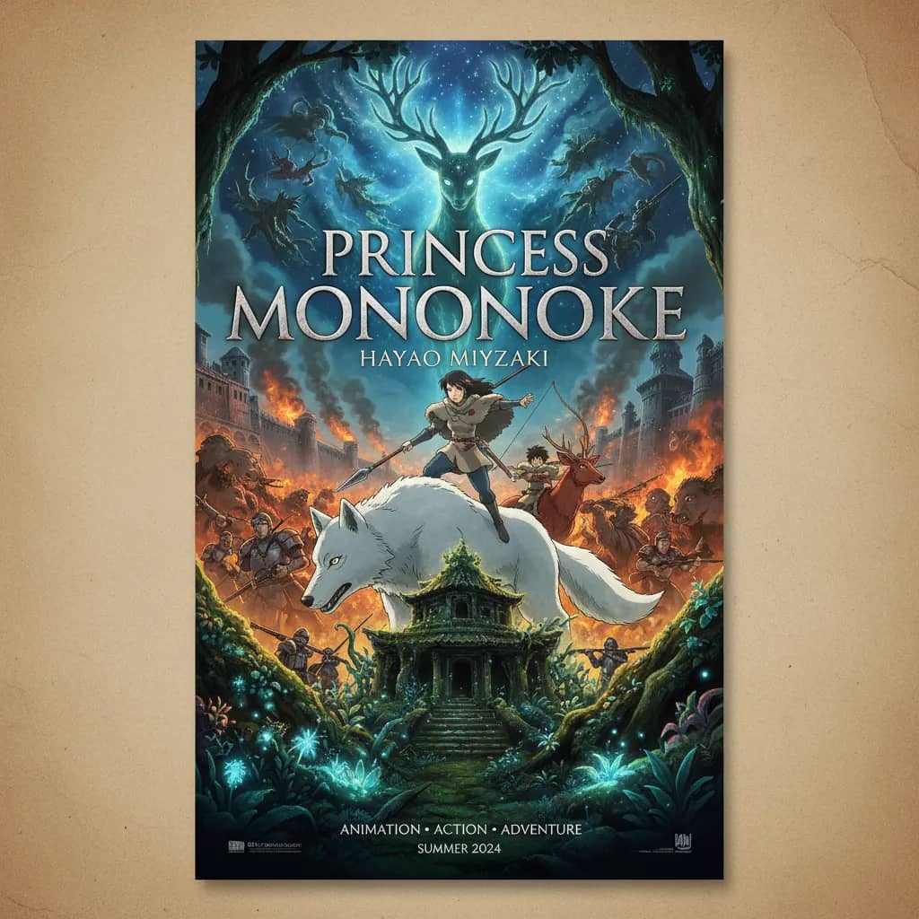 Poster for Princess Mononoke