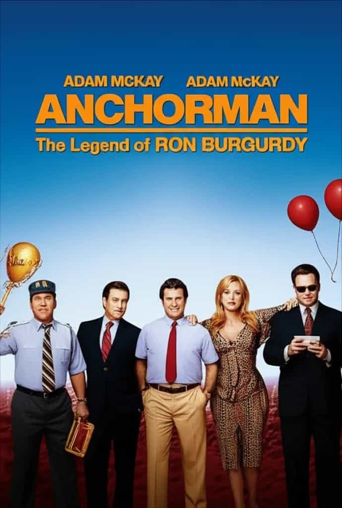 Poster for Anchorman: The Legend of Ron Burgundy