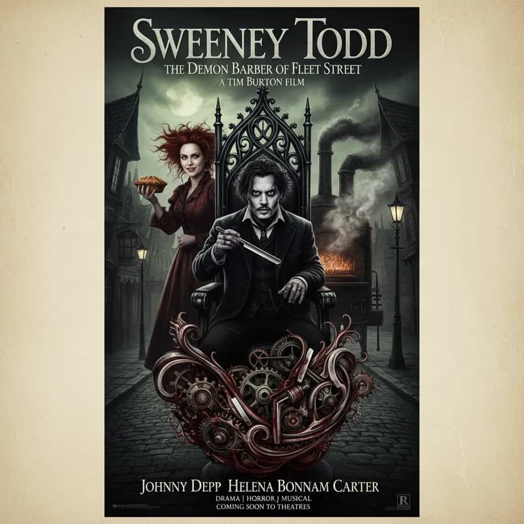 Poster for Sweeney Todd: The Demon Barber of Fleet Street