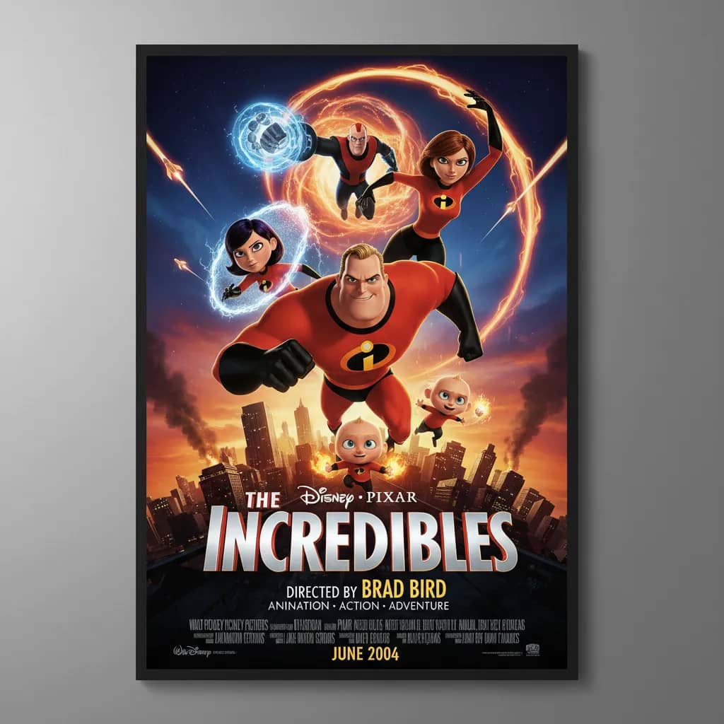 Poster for The Incredibles