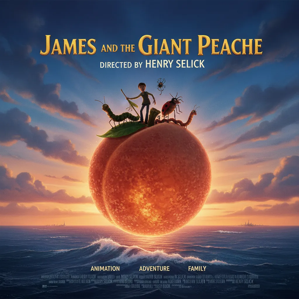 James and the Giant Peach poster