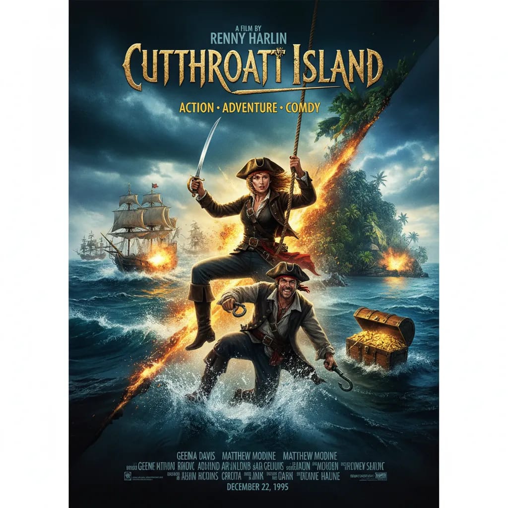 Cutthroat Island poster
