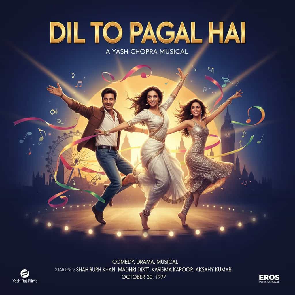 Poster for Dil to Pagal Hai