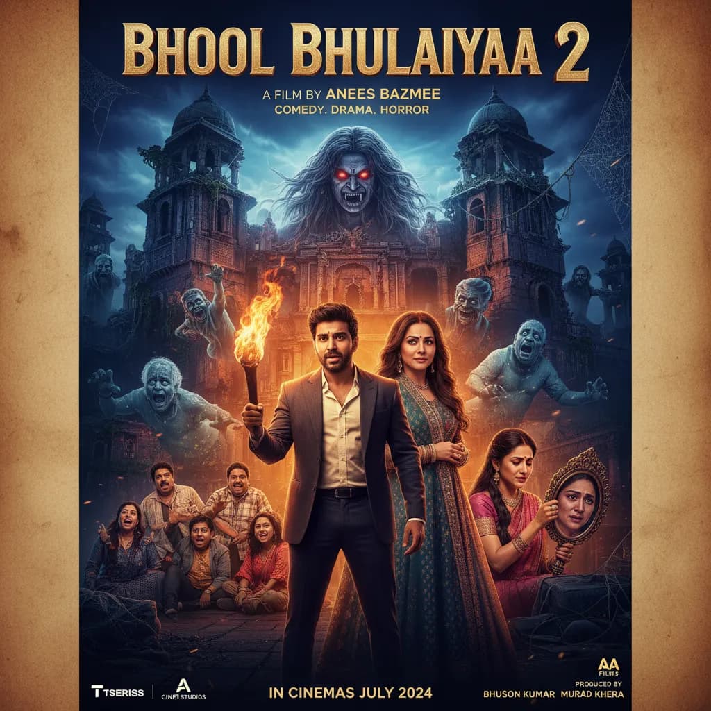 Poster for Bhool Bhulaiyaa 2