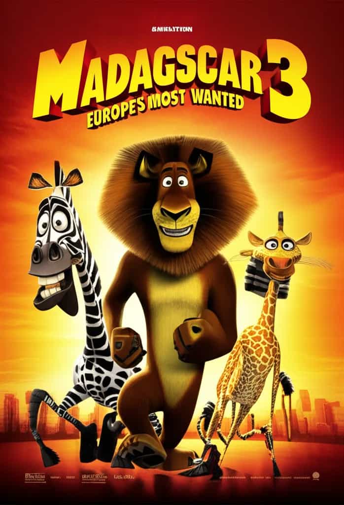 Poster for Madagascar 3: Europe's Most Wanted
