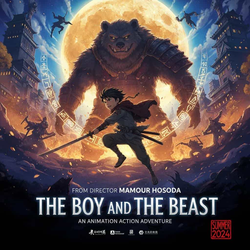 Poster for The Boy and the Beast