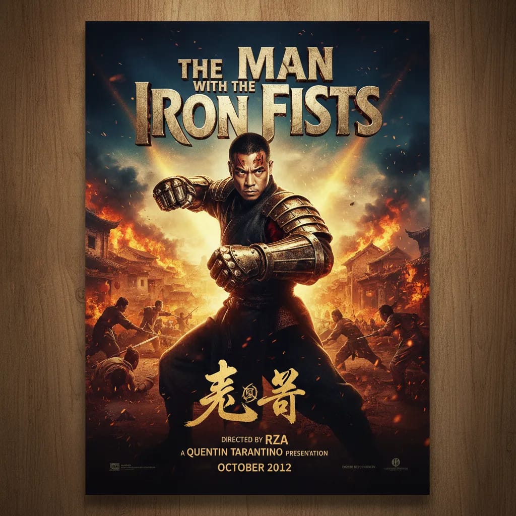 The Man with the Iron Fists poster