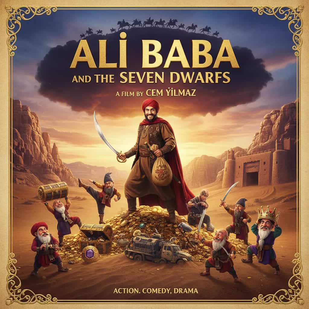Poster for Ali Baba and the Seven Dwarfs