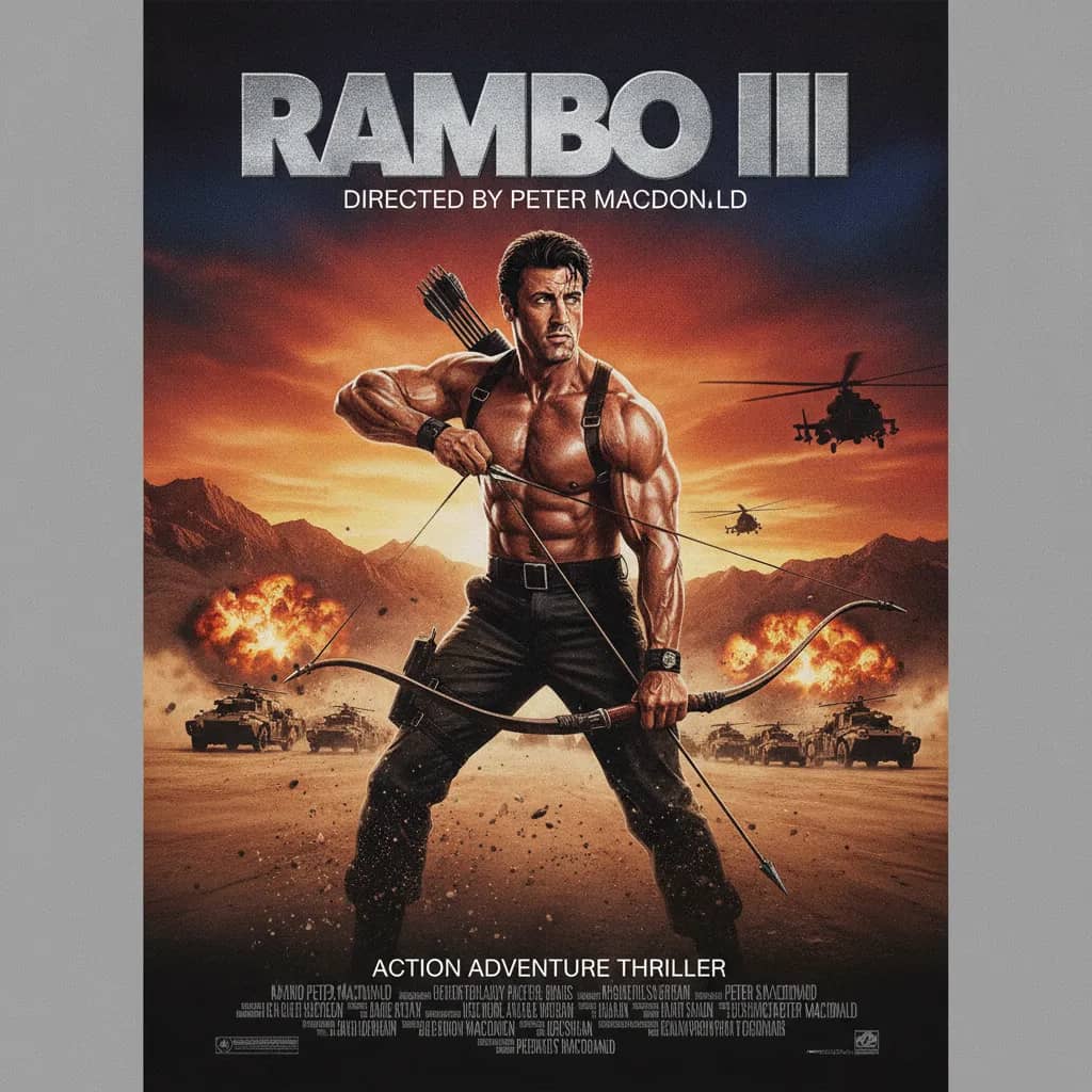 Poster for Rambo III
