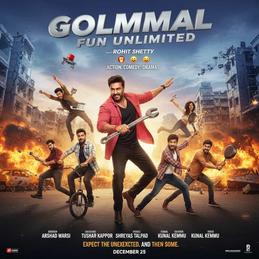 Poster for Golmaal Fun Unlimited