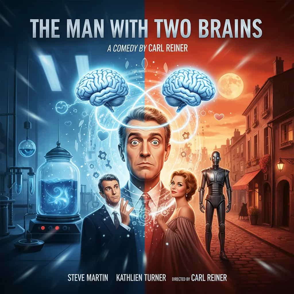 Poster for The Man with Two Brains
