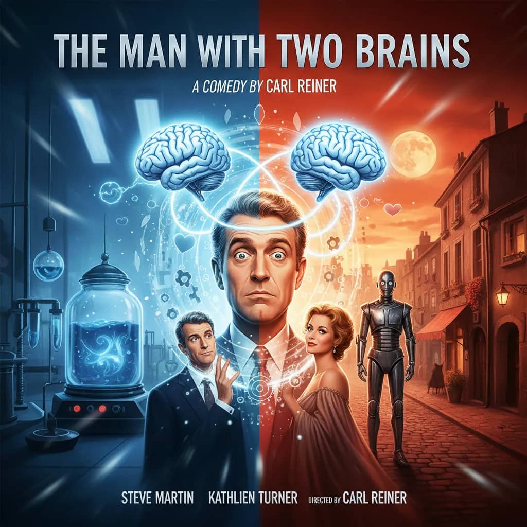 Poster for The Man with Two Brains