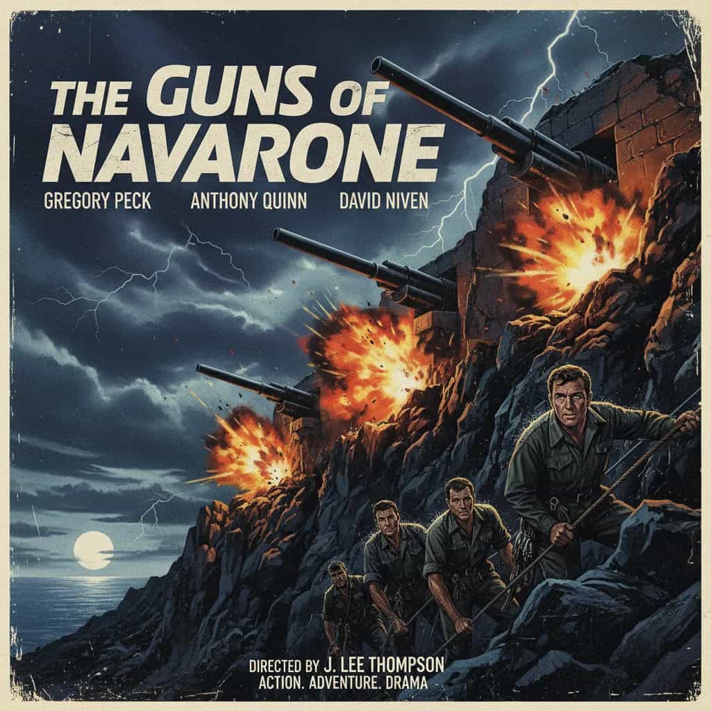 Poster for The Guns of Navarone
