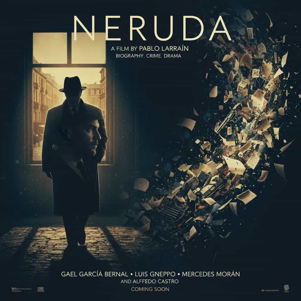 Poster for Neruda