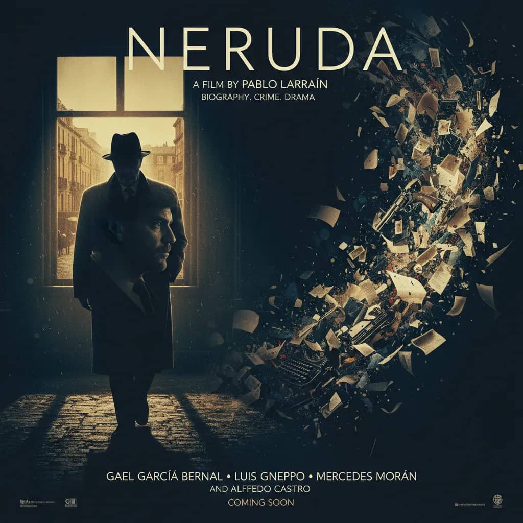 Poster for Neruda