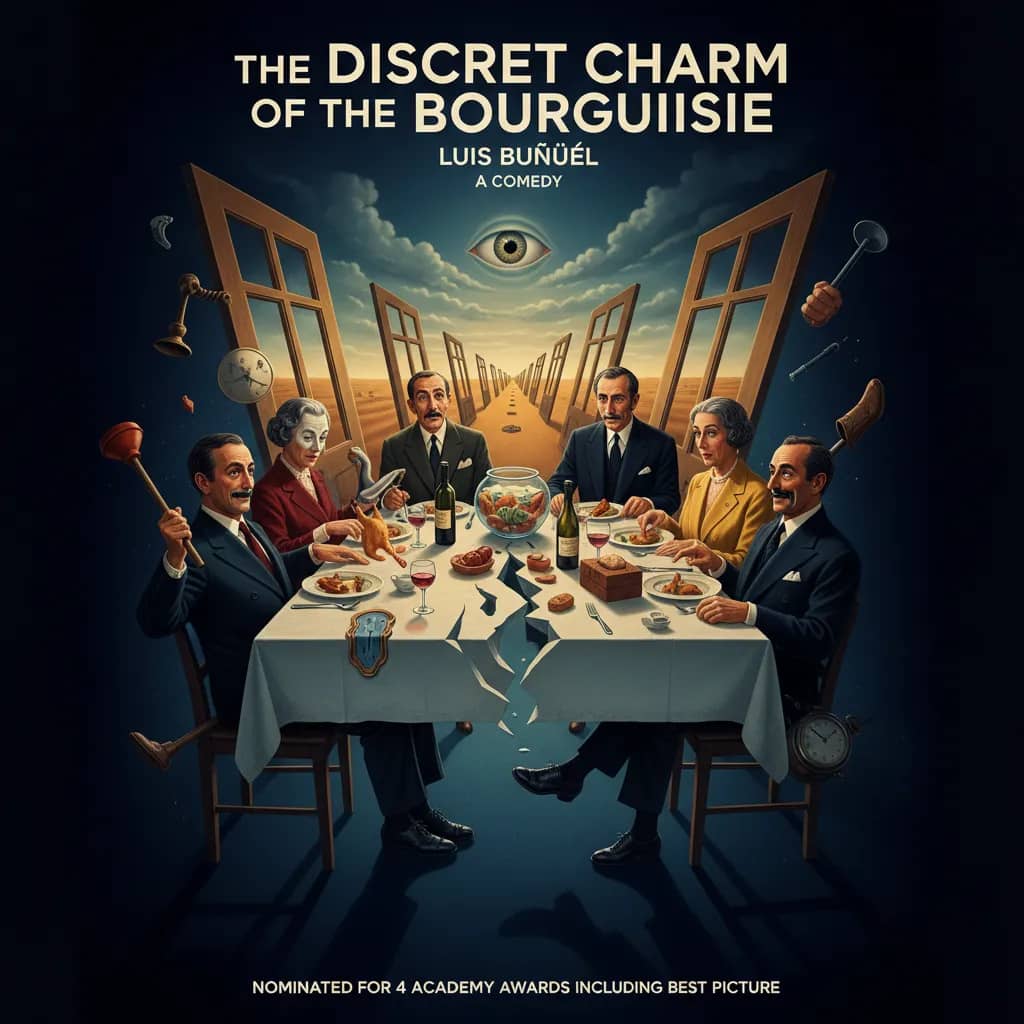 Poster for The Discreet Charm of the Bourgeoisie