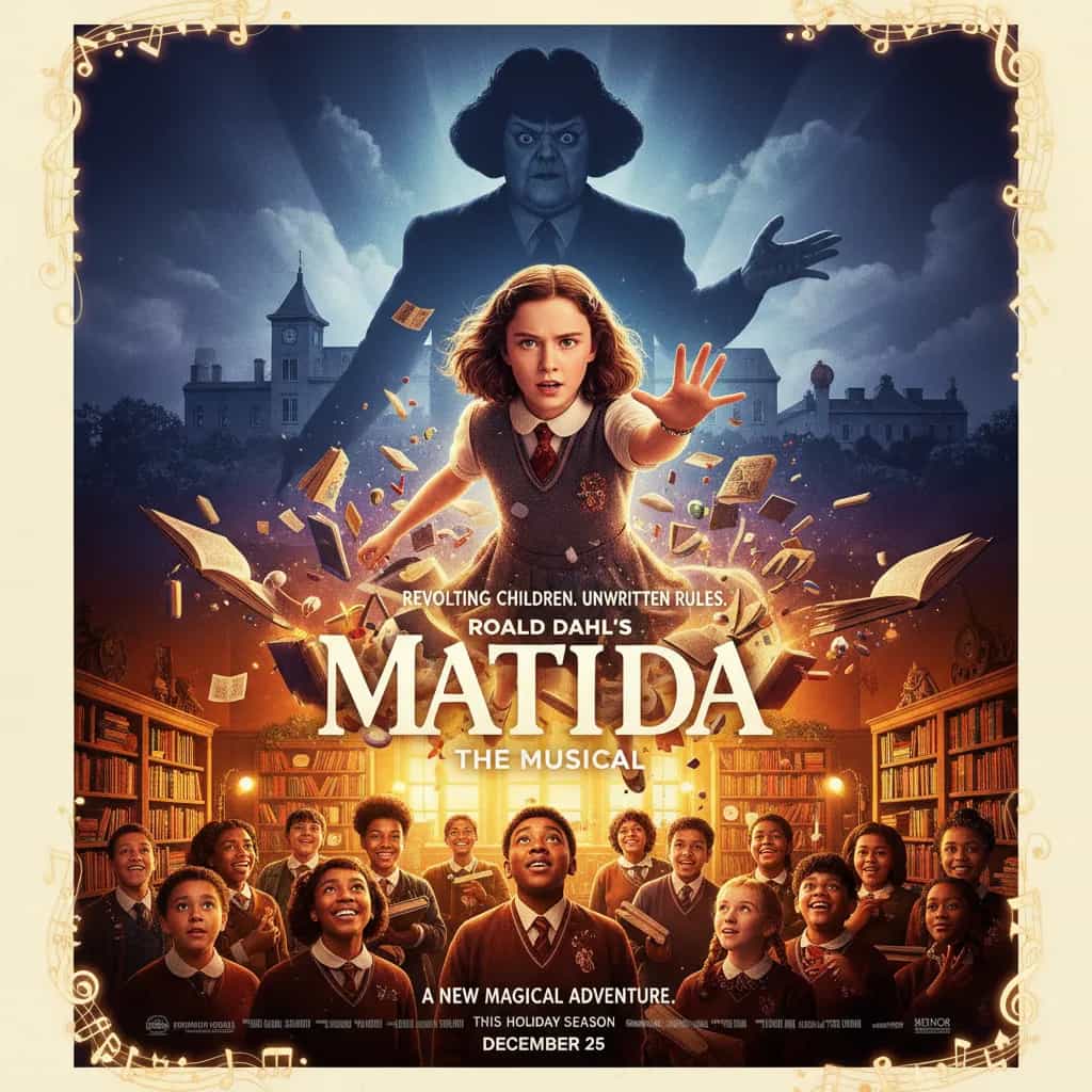 Poster for Roald Dahl's Matilda the Musical