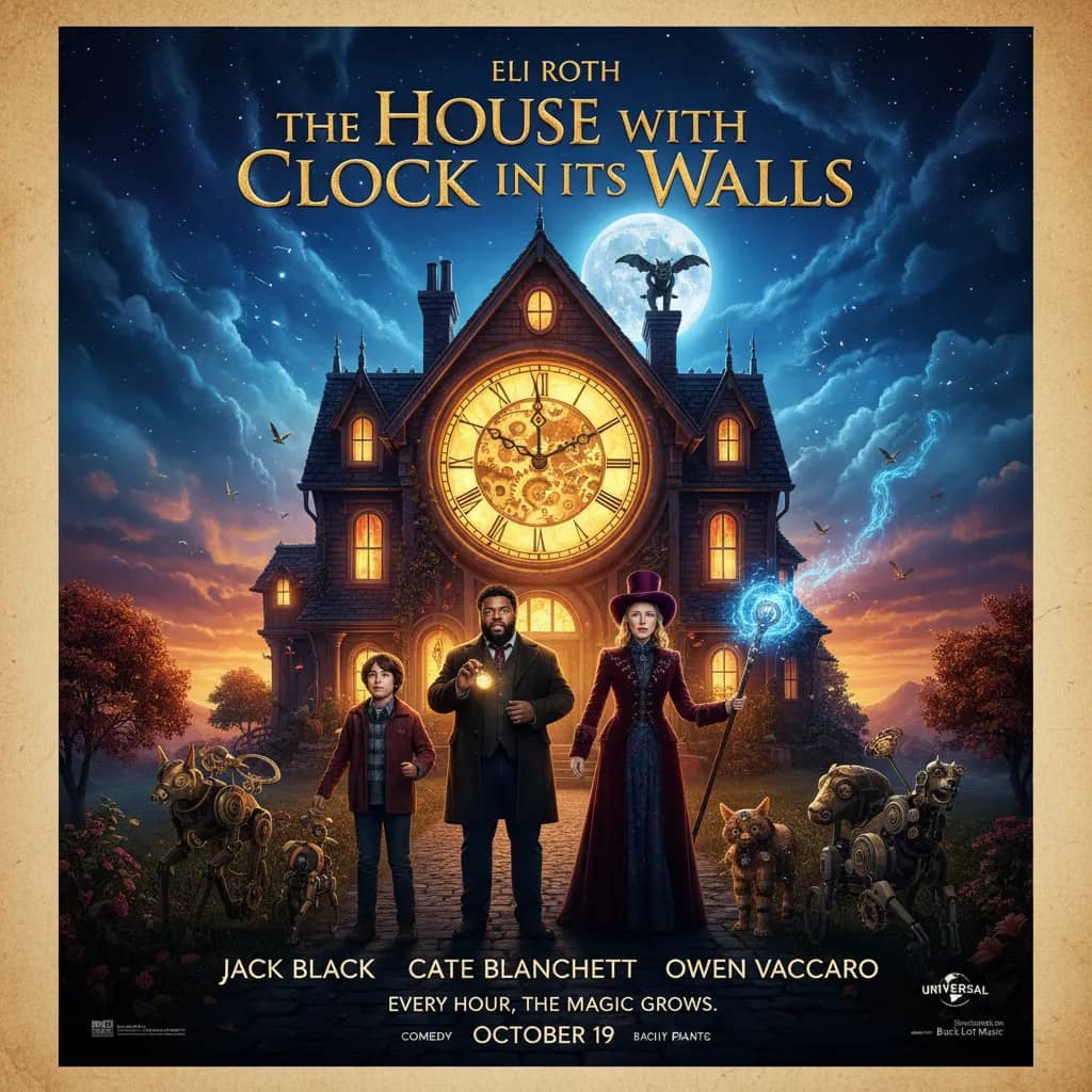 Poster for The House with a Clock in Its Walls