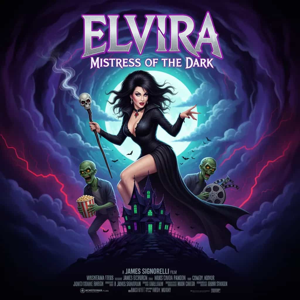 Poster for Elvira: Mistress of the Dark