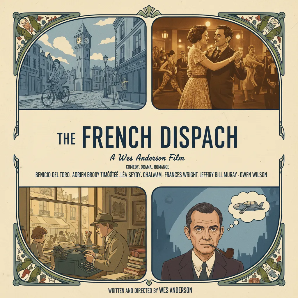 The French Dispatch poster