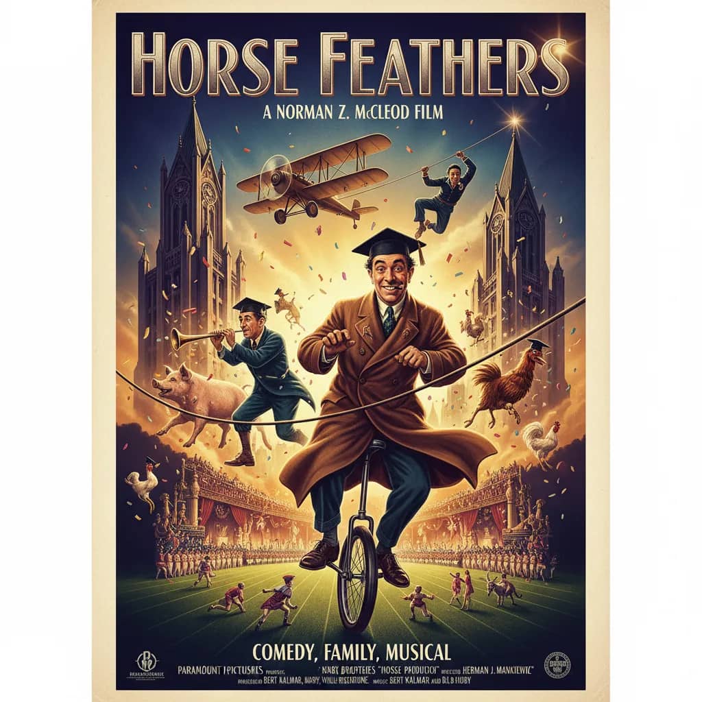 Poster for Horse Feathers