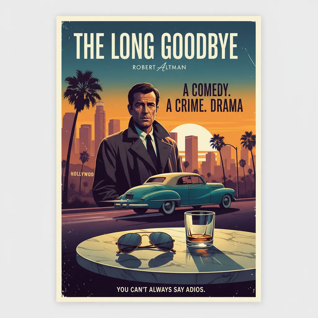 Poster for The Long Goodbye