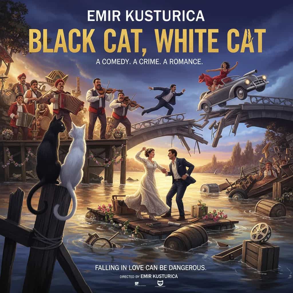 Poster for Black Cat, White Cat