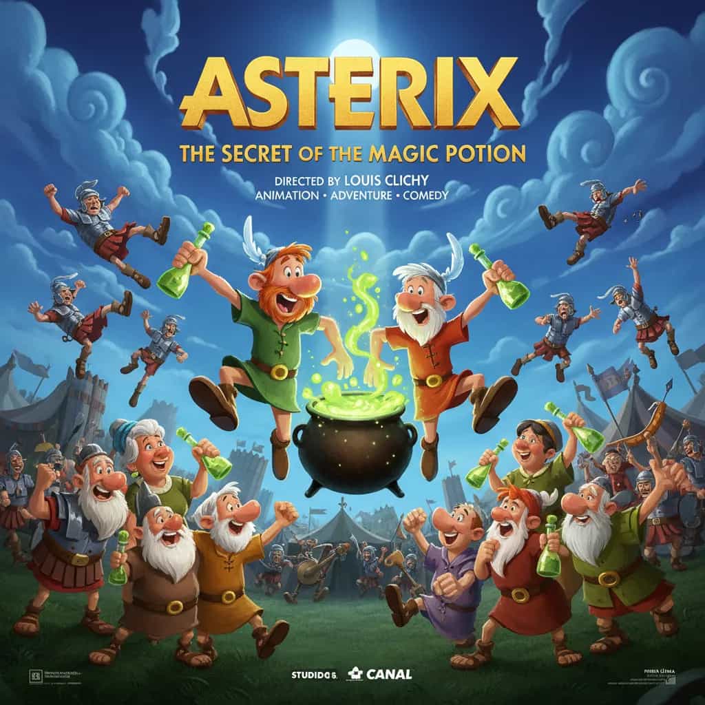 Poster for Asterix: The Secret of the Magic Potion