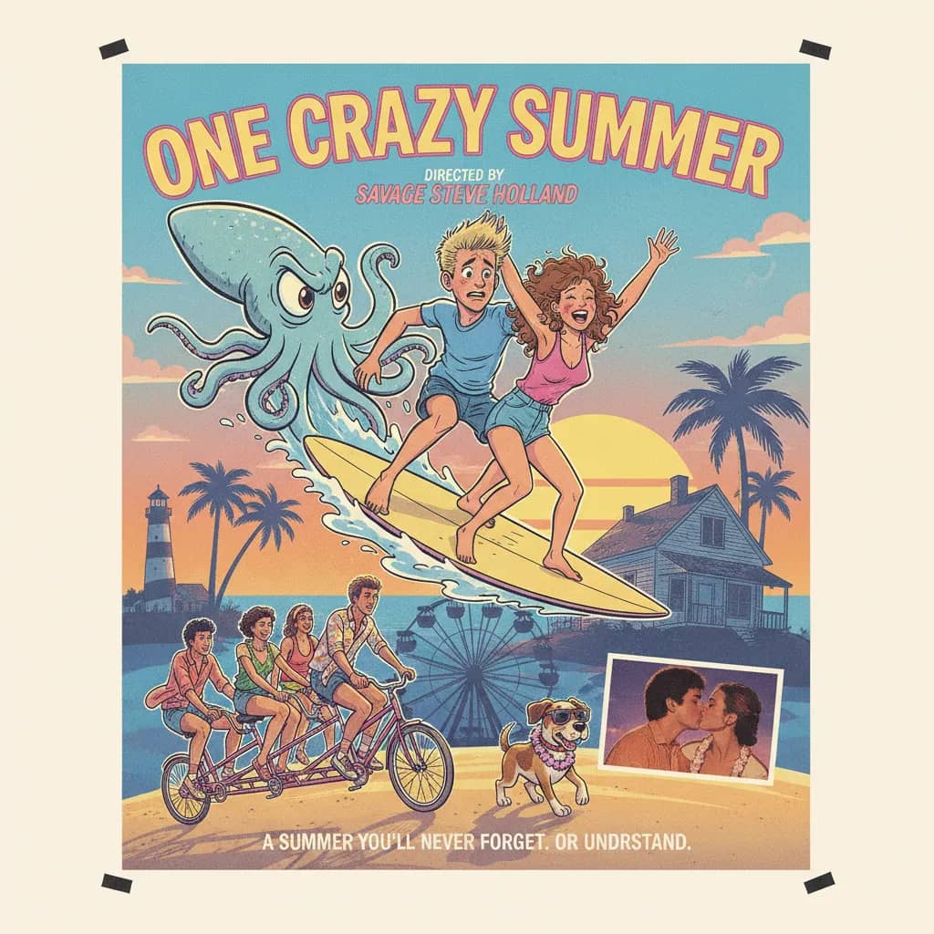 Poster for One Crazy Summer