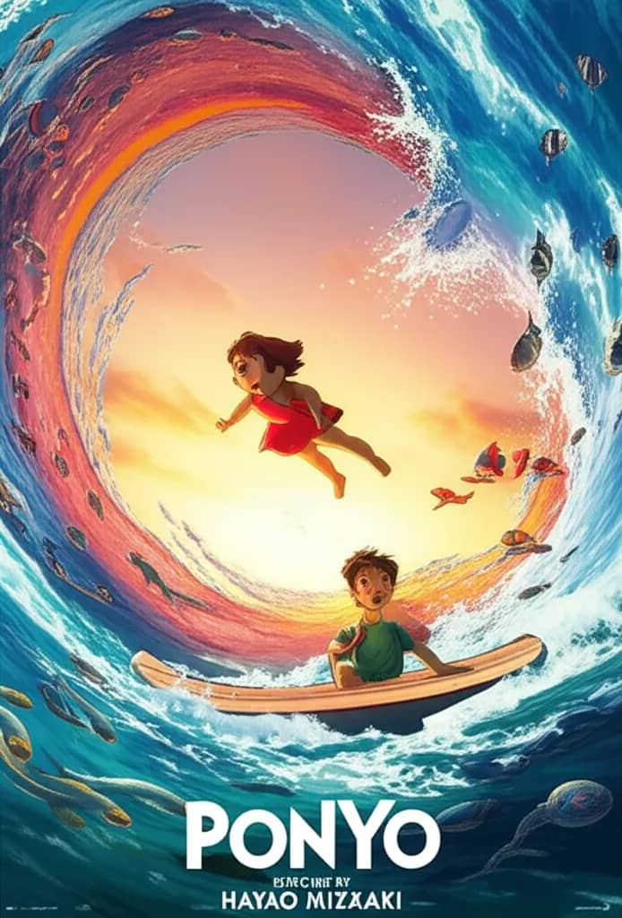Poster for Ponyo