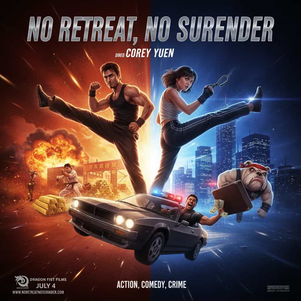 Poster for No Retreat, No Surrender