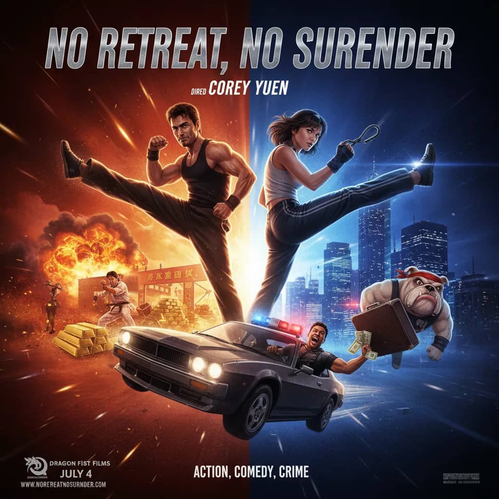 Poster for No Retreat, No Surrender