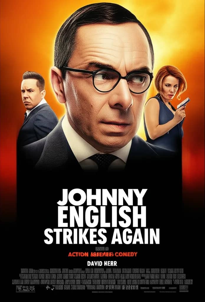 Poster for Johnny English Strikes Again