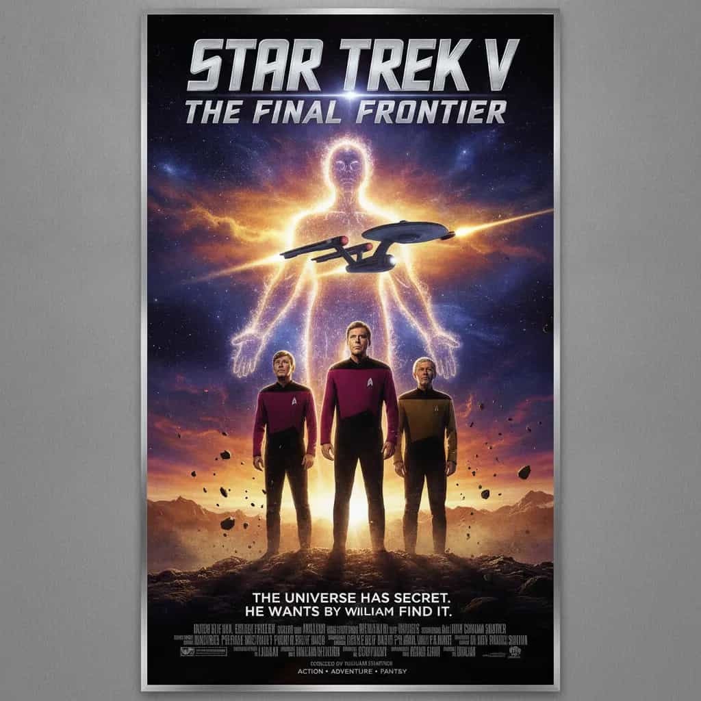 Poster for Star Trek V: The Final Frontier
