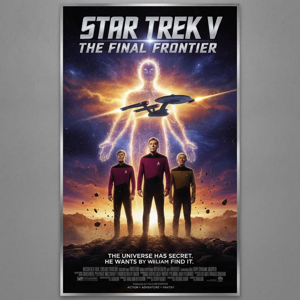 Poster for Star Trek V: The Final Frontier