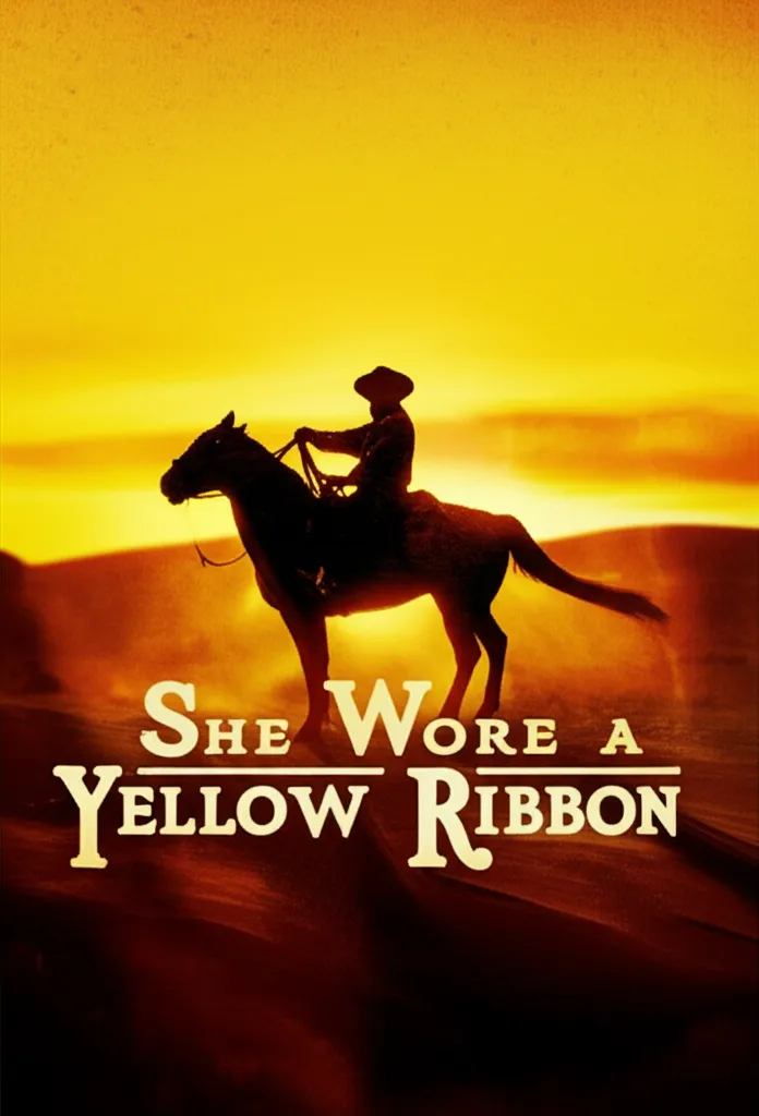 She Wore a Yellow Ribbon poster