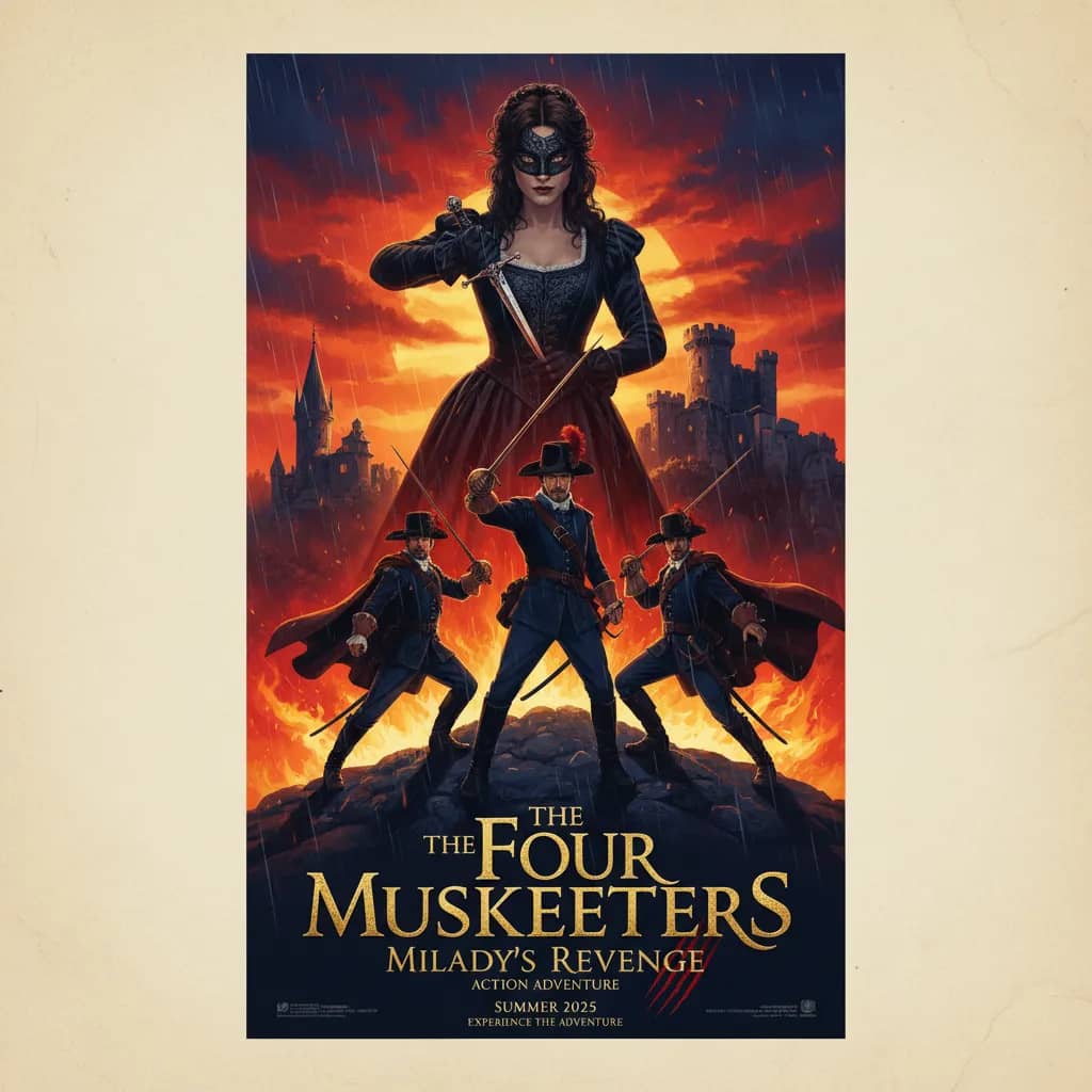 Poster for The Four Musketeers: Milady's Revenge